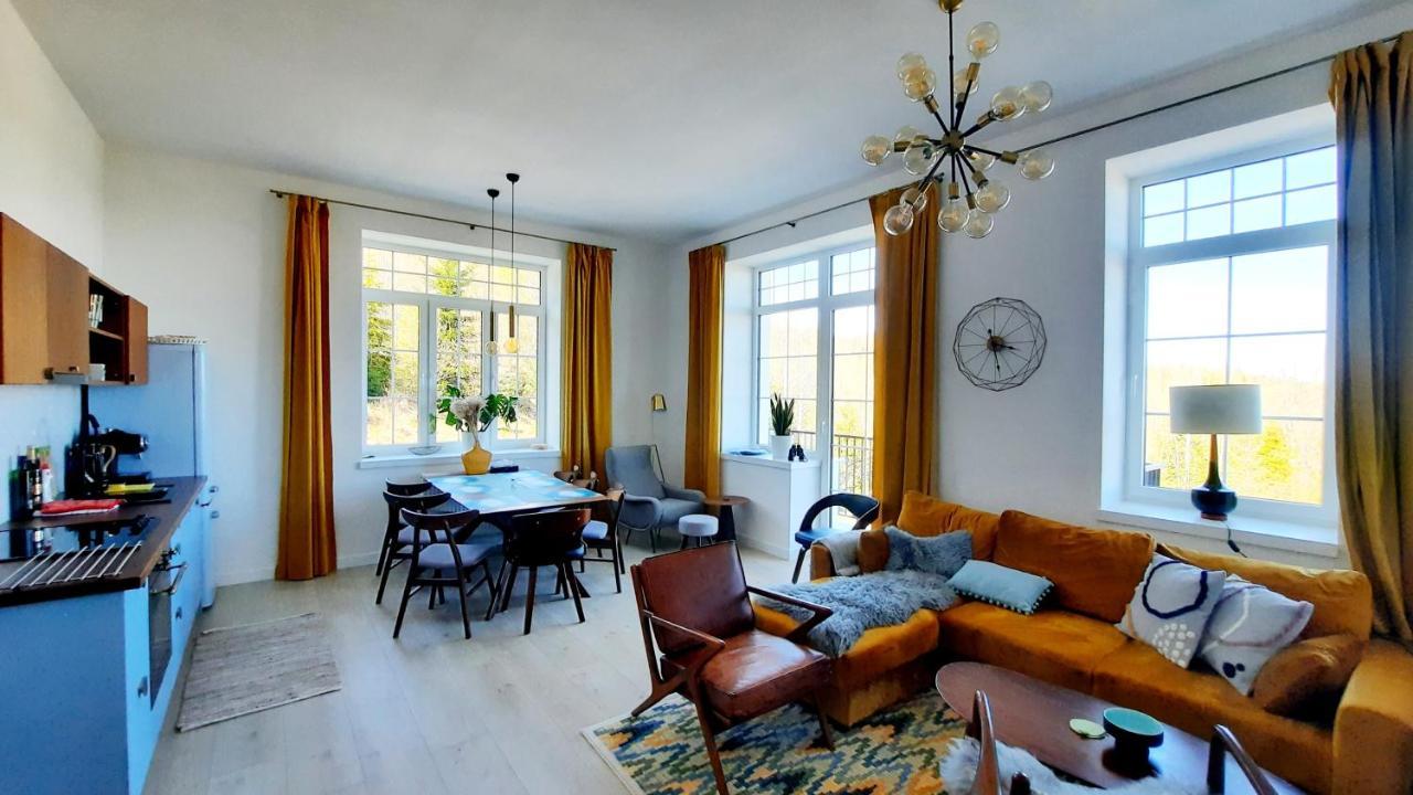 Bellevue Apartments Vila Vlasta Stary Smokovec วิสโซเค ดาตรี ภายนอก รูปภาพ